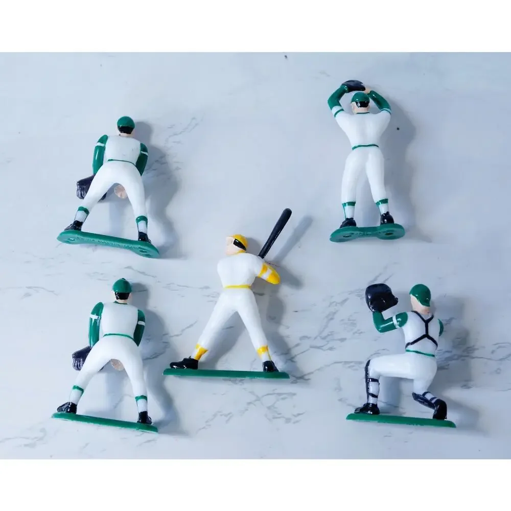 VTG 1981 Wilton Baseball Players Set of 5 Cake Toppers Boys Sport Party Favors